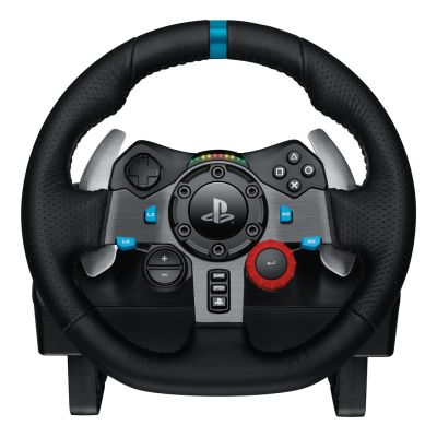 5. Logitech G 991-000539 kontroler gier Aluminium, Czarny USB Kierownica + pedały + zestaw słuchawkowy PC, PlayStation 4, PlayStation 5, Playstation 3