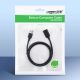 16. Ugreen kabel przedłużacz przejściówka USB-A (męski) - USB-A (żeński) USB 3.0 5Gb/s 0.5m czarny (US129)