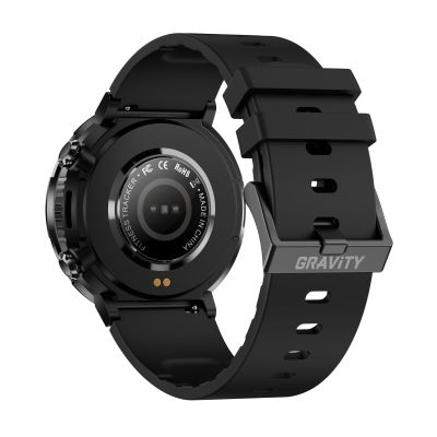 7. Smartwatch Gravity GT21-3 + Czarny Pasek Silikonowy