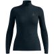 Bluza termoaktywna damska Odlo Merino 200 BL Top Turtle Neck LS Half Zip - dark sapphire rozmiar: m