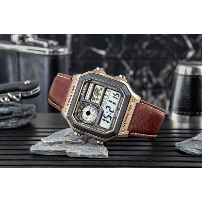 6. Zegarek Męski CASIO AE-1200WHL-5AVEF + BOX