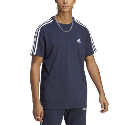 10. Koszulka adidas Essentials Single Jersey 3-Stripes Tee M IC9335