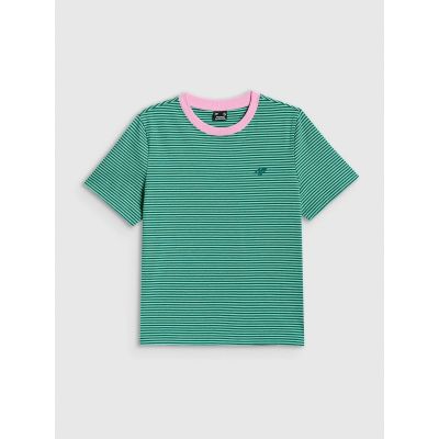 7. T-shirt regular damski 4F 4FRSS26TTSHF3702-41S