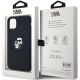 8. Etui Karl Lagerfeld Silicone Karl&Choupette MagSafe na iPhone 11 / Xr - czarne