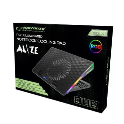 16. ESPERANZA PODSTAWKA CHŁODZĄCA GAMING RGB ALIZE EGC101