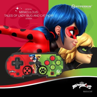 4. Hyperkin Pixel Art Zielony, Czerwony Bluetooth Gamepad Nintendo Switch, Nintendo Switch Lite, Nintendo Switch OLED