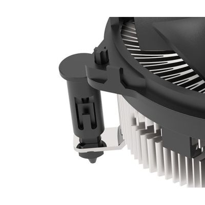 3. Akasa AK-CC6606BP01 system chłodzenia komputerów Procesor Radiator 9 cm Aluminium, Czarny 1 szt.
