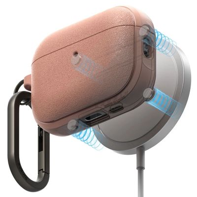 2. Etui Ringke Onyx Magnetic MagSafe na AirPods Pro 3 - różowe