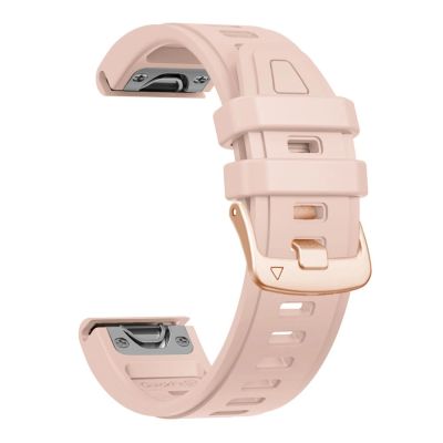 3. Pasek Tech-Protect Silicone na Garmin Fenix 5S / 5S Plus / 6S / 6S Pro / 7S / 8 / 9 / 9 Pro (43 mm) - różowy
