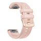 3. Pasek Tech-Protect Silicone na Garmin Fenix 5S / 5S Plus / 6S / 6S Pro / 7S / 8 / 9 / 9 Pro (43 mm) - różowy