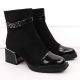 7. Botki D&A S.Barski na ozdobnym obcasie Premium Collection W MR880-018 OLI269A
