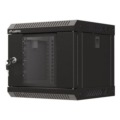 2. Lanberg WF11-3304-10B stojak 4U Szafa wisząca Czarny
