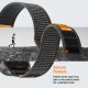 11. Pasek Spigen Athlex Air 2 na Apple Watch (44 / 45 / 46 / 49 mm) - czarno-pomarańczowy