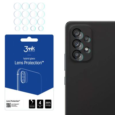 Szkło hybrydowe 3mk Lens Protection do obiektywu aparatu na Samsung Galaxy A53 5G