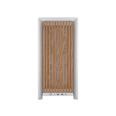 3. Corsair FRAME 4000D WOOD RS Midi Tower Drewno, Biały
