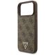 6. Etui Guess 4G Strap Triangle Logo MagSafe na iPhone 17 Pro Max - brązowe