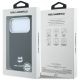 8. Etui Karl Lagerfeld Grained Choupette Head Metal MagSafe na iPhone 17 Pro / 18 Pro - czarne