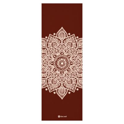 5. Mata do Jogi Gaiam Intense Rust Sundial Flower 5mm 65733