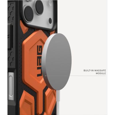 2. Urban Armor Gear Monarch Pro pokrowiec na telefon komórkowy 16 cm (6.3") Pomarańczowy, Czarny