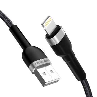 2. Kabel Wozinsky WNBAL1 USB-A / Lightning 2.4A 1 m - czarny