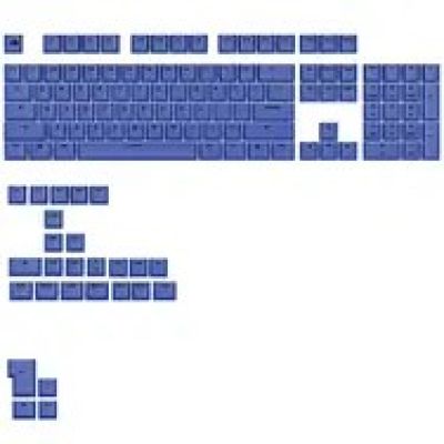 Glorious GPBT Basics, układ ANSI (USA), PBT, Dye-Sub - Mana Blue