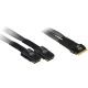 Inter-Tech Kabel SFF 8654-8x - SFF 8087-2x 0,75m
