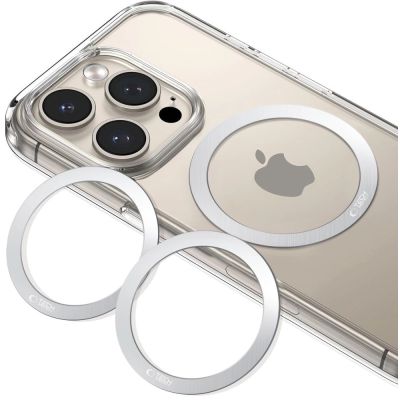 5. Pierścień Tech-Protect MMP-110 2w1 MagSafe - srebrny / srebrny