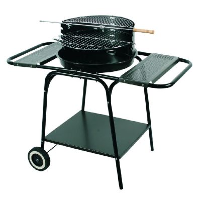 MASTER GRILL OKRĄGŁY RUCHOMY Z DWIEMA PÓŁKAMI MG906