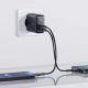 4. Acefast ładowarka sieciowa 2x USB Typ C 40W, PPS, PD, QC 3.0, AFC, FCP czarny (A9 black)