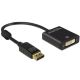 3. DeLOCK 62599 adapter kablowy 0,2 m DisplayPort DVI-I Czarny