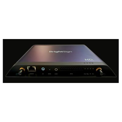 2. BrightSign HD1026 odtwarzacz multimedalny Czarny 4K Ultra HD 3840 x 2160 px Wi-Fi
