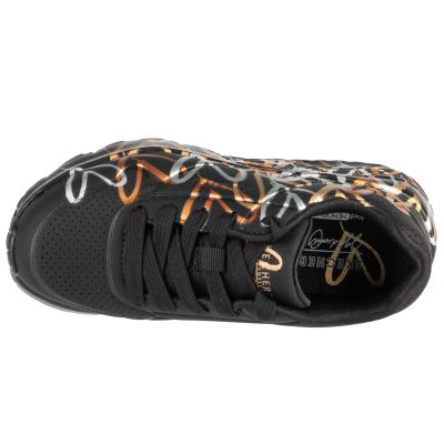 3. Skechers JGoldCrown: Uno Lite - Metallic 314067L-BKGD Czarne 28