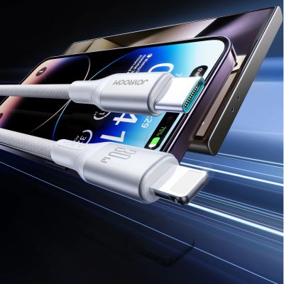 2. Kabel Joyroom S-A28 Flash Series 30W USB-C - Lightning 2m - biały