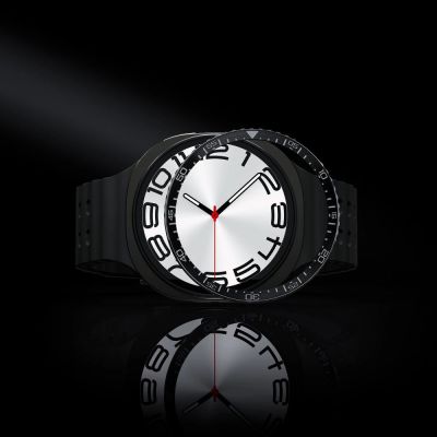 10. Nakładka Spigen Bezel Tune Diver na Samsung Galaxy Watch 8 44 mm - czarna