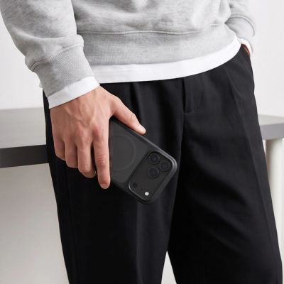 10. Etui Tech-Protect MagOne CC MagSafe + Szkło hartowane 2-Pack na iPhone 18 Pro / 17 Pro - przezroczysto-czarne