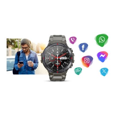 5. Smartwatch GIEWONT Szary GW430-2