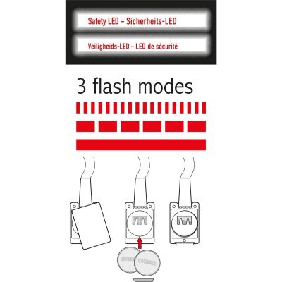 5. SMYCZ Z PASKIEM LED DŁ 120CM CZERWONY