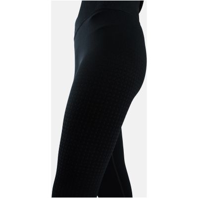 Legginsy termoaktywne 3/4 damskie Odlo PERFORMANCE WARM BL BOTTOM 3/4 czarne