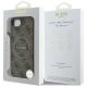 8. Etui Guess 4G Ring Classic Logo MagSafe  na iPhone 16e - brązowe