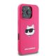 2. Etui Karl Lagerfeld Silicone Choupette Head Print MagSafe na iPhone 16 Pro Max - fuksja