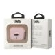 3. Etui Karl Lagerfeld Silicone Karl Head 3D na AirPods 3 - różowe