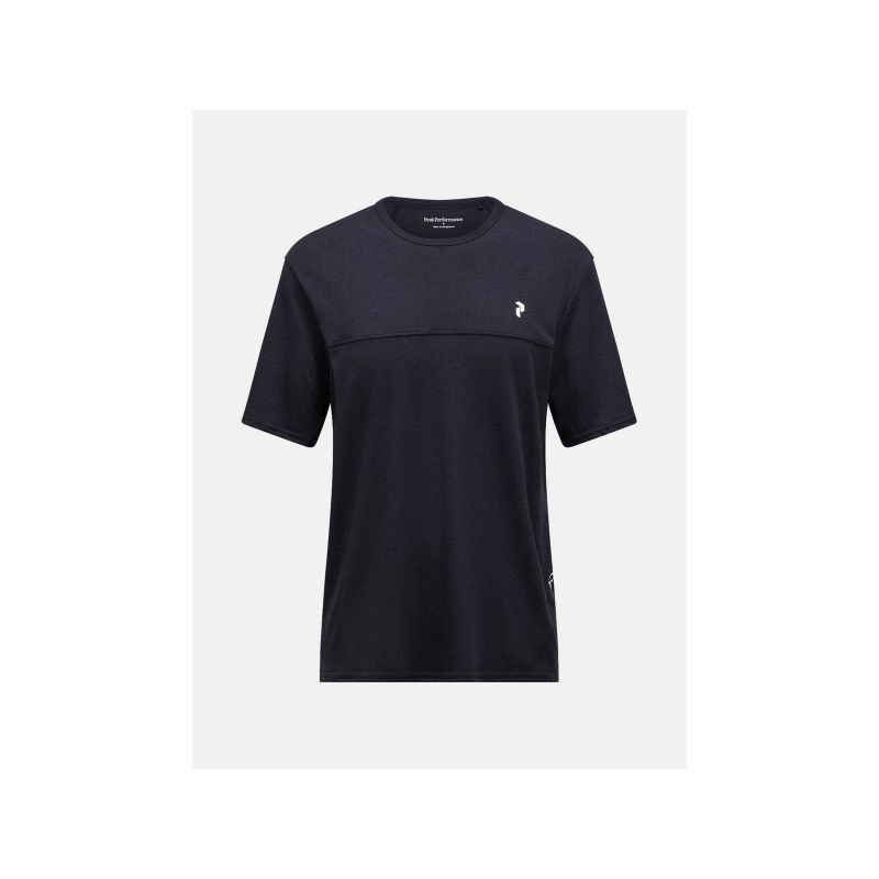 Koszulka męska PEAK PERFORMANCE M Trail Wool Blend SS kolor czarny