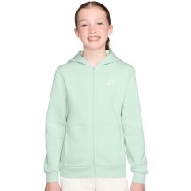 Bluza dla dzieci Nike Sportswear Club Fleece miętowa FD3004 394 L
