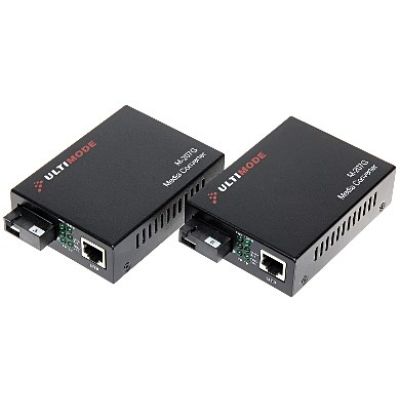 Media konwerter jednomodowy komplet TXRX M-207G ULTIMODE