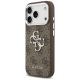 2. Etui Guess 4G Big 4G Classic Logo na iPhone 17 Pro brązowy - srebrne