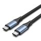 Kabel USB-C do USB-C Vention USB 4.0 5A 40Gbps w oplocie 1m