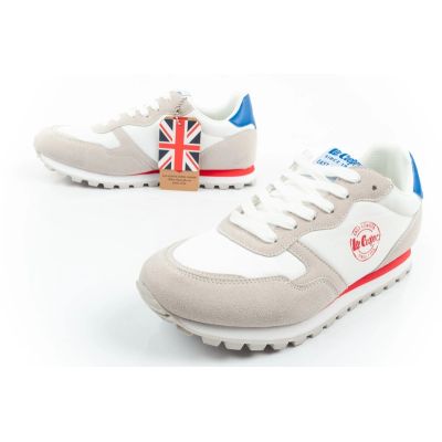 8. Lee Cooper buty sportowe damskie sneakersy lekkie wygodne modne białe