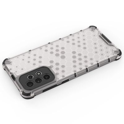 12. Honeycomb etui pancerny pokrowiec z żelową ramką Samsung Galaxy A73 niebieski