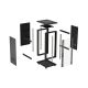 7. LANBERG SZAFA STOJĄCA RACK 19" 18U 600X800 CZARNA