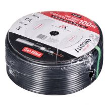 MACLEAN KABEL PRZEWÓD KONCENTRYCZNY ŻELOWANY SATELITARNY RG6 100M 1.0CU+4.6FPE+AL/P+96*0.12AL+6.8PE MCTV-477